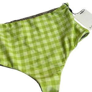 New Acacia Seychelles Bottom Stevie Green Gingham Check Size Petite